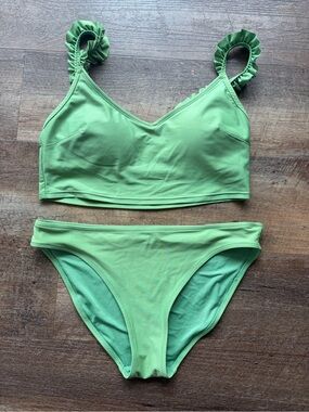 Aerie Green Bikini set